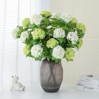 Hoa cẩm tú cầu 3 bông cao 65cm -hoa cẩm tú cầu
