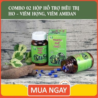 Combo 2 hộp Thanh Phế Nhiệt - Hỗ trợ điều trị đau họng, viêm họng cấp, mạn tính