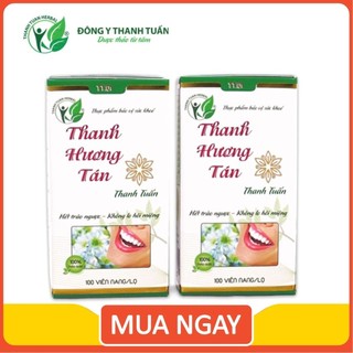 Combo 2 hộp Thanh Hương Tán - Hỗ trợ điều trị hôi miệng do trào ngược dà dày