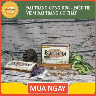 Combo 6 hộp Đại Tràng Công Đức - Hỗ trợ điều trị viêm đại tràng cấp và mạn tính