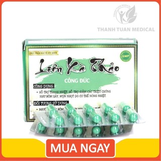 Viên uống Liên Xà Thảo Công Đức - Hỗ trợ thanh nhiệt, hỗ trợ giảm rôm sảy, mụn nhọt