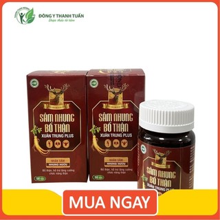 Combo 2 hộp sâm nhung bổ thận xuân trung - bổ thận, dưỡng huyết, tăng cường sinh lý nam/nữ