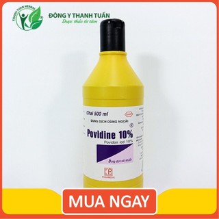 Chai Sát Trùng Vết Thương Povidine 500ml Vàng