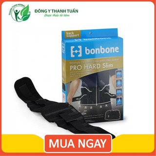 Đai Cố Định Lưng Bonbone Pro Hard Slim Nhật Bản – Nâng Đỡ Cột Sống, Không Sợ Đau Lưng