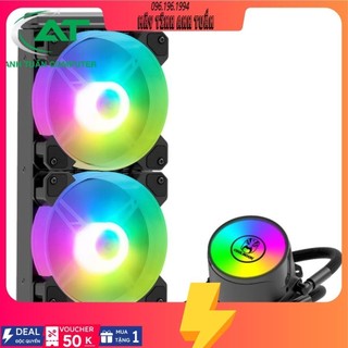 Tản Nhiệt Nước All in One Coolmoon Hanyue 240 Argb - Tự Động Đổi Màu / Đồng Bộ Hub Coolmoon / Mainboard