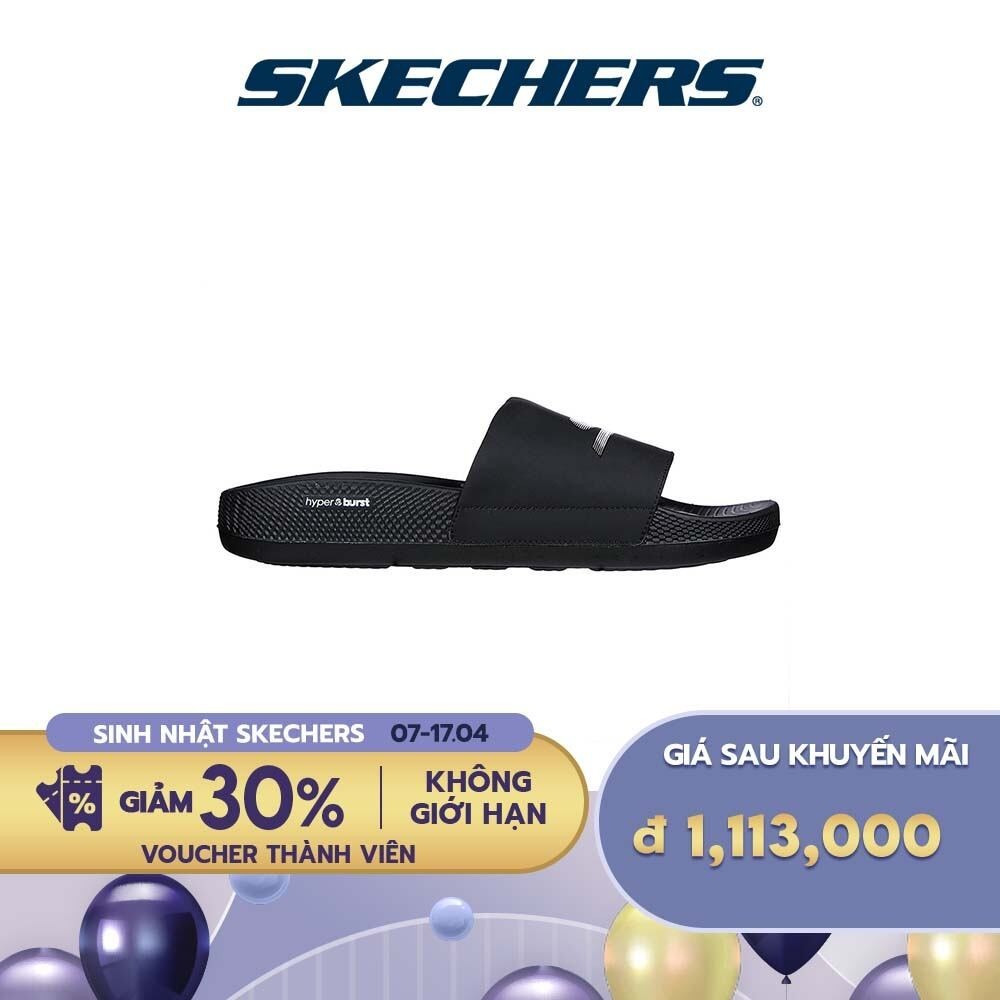 Skechers Nam Dép Quai Ngang Đi Học, Đi Làm On-The-GO Hyper Slide - 229133-BBK