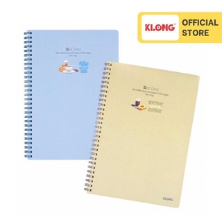 Vở dot grid lò xo kép bìa nhựa 2 mặt klong b5 120 trang 100/76; ms: 578 ;
