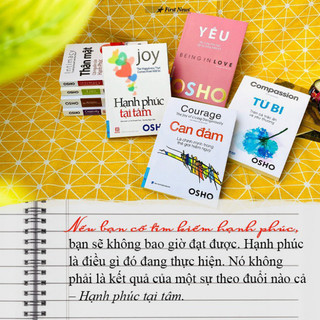 Sách osho hạnh phúc tại tâm - first news - fin