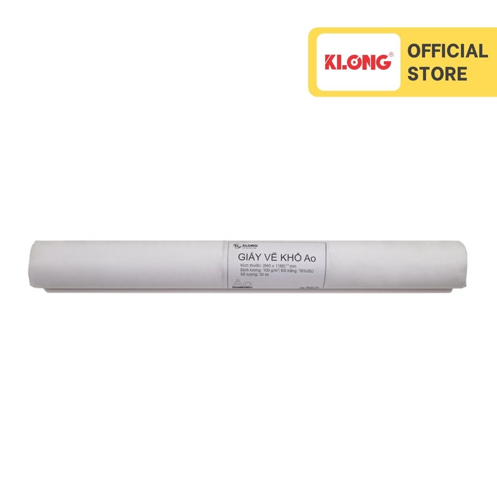 Giấy vẽ KLONG A0 30 tờ/cuộn 100/76; MS: 726 ;