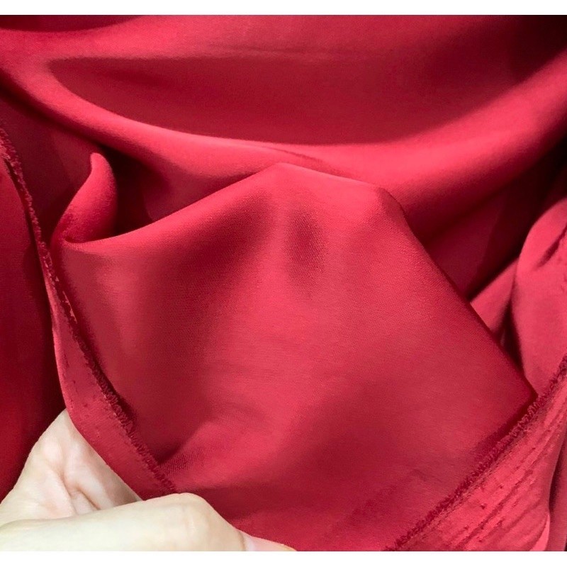 Vải lụa cao cấp lụa ngọc trai dày xịn kemi