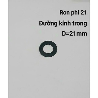 Gioăng cao su ( ron cao su ) dùng cho ốc phi bồn nhựa/inox từ phi 21 đến phi60.