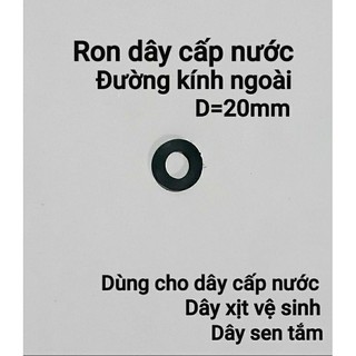 Gioăng cao su ( ron cao su ) dùng cho ốc phi bồn nhựa/inox từ phi 21 đến phi60.