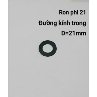 Gioăng cao su ( ron cao su đen) dùng cho ốc phi bồn nhựa/inox từ phi21 đến phi60.