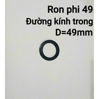 Gioăng cao su ( ron cao su đen) dùng cho ốc phi bồn nhựa/inox từ phi21 đến phi60.