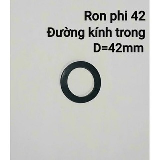 Gioăng cao su ( ron cao su đen) dùng cho ốc phi bồn nhựa/inox từ phi21 đến phi60.