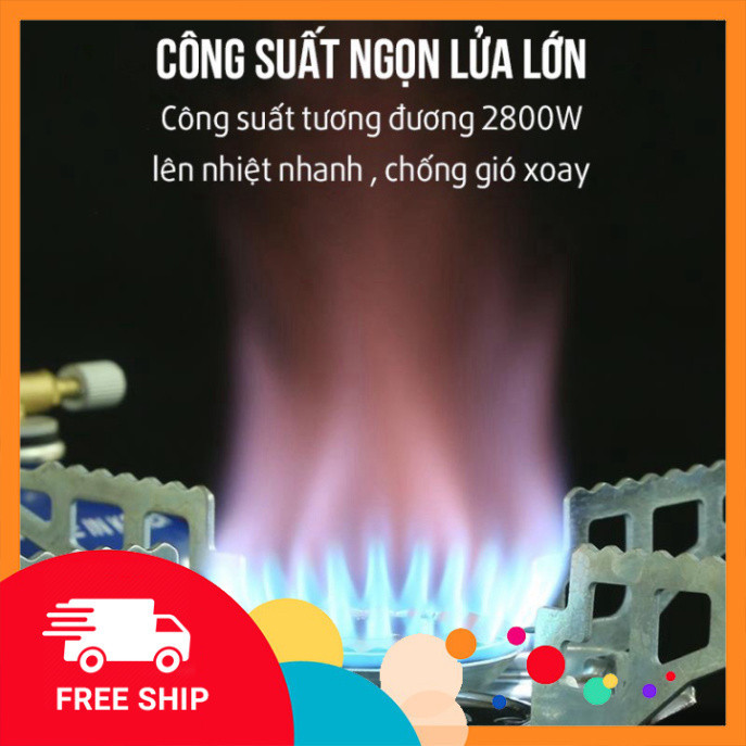 {loại 1} Bếp Gas Mini Gấp Gọn | Kèm Dây Chuyển Đổi An Toàn | Bếp Gas Du lịch Camping Cắm trại Dã Ngoại Picnic | ForiCapi