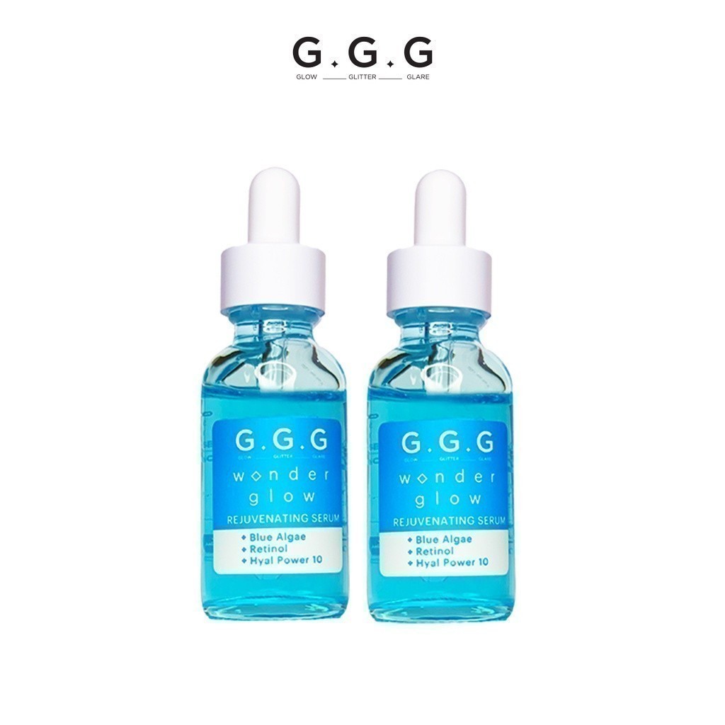 Bộ 2 Serum Căng Trẻ - Cấp ẩm sâu, bơm đầy nếp nhăn, ngăn ngừa lão hoá G.G.G Wonder Glow Rejuvenating Serum 30ml