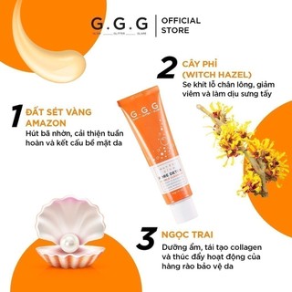 Bộ sản phẩm Sữa rửa mặt(50g) và Tinh chất trắng da (10ml) Bubble cleanser & Brightening Serum GGG