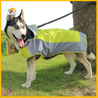 Thú Cưng Chó Chống Thấm Nước Chống Gió Phản Quang Có Mũ Áo Mưa Poncho Áo Mưa Áo Khoác