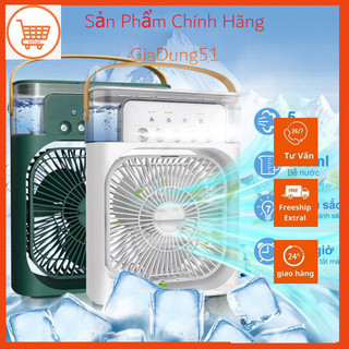 Quạt Phun Sương 5  Lố Để Bàn - Quạt Điều Hòa Hơi Nước Mini Cao Cấp Vòi Phun Mạnh Làm Mát Cực Nhanh Mẫu Mới Nhất