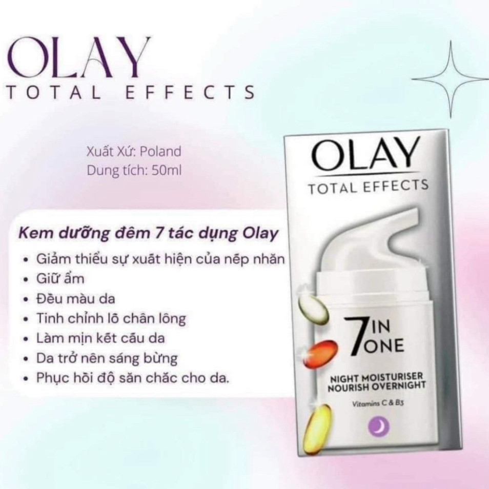 Kem olay 7in1, Olay total effects 7 in 1 , kem ngày và đêm ngừa  lão hóa của da,dưỡng da trắng sáng mịn | BigBuy360 - bigbuy360.vn
