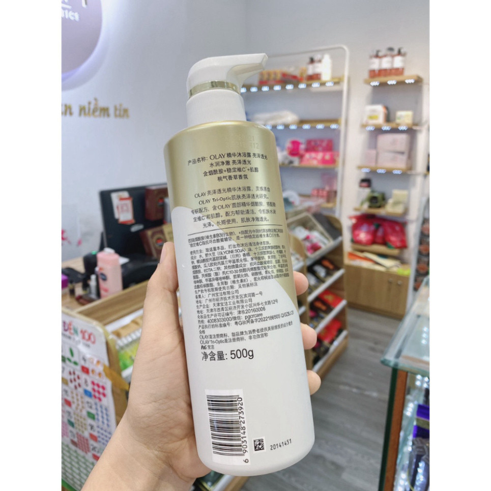 Sữa Tắm OLAY B3+ Siêu Dưỡng Trắng Da, Cấp Ẩm Và Đàn Hồi Cho Da - Chai 500ml HOT | BigBuy360 - bigbuy360.vn