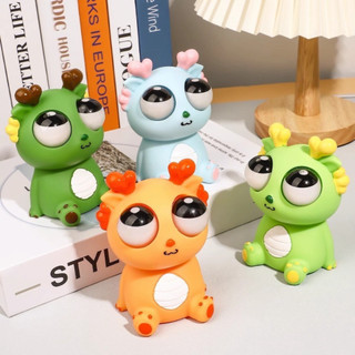  Đồ Chơi Bóp Tay Rồng Mắt LồiFREESHIPĐồ Chơi Pop Slime Silicon Co Giãn Mềm Dẻo Dễ Thương Giải Tỏa Căng Thẳng 