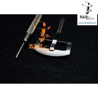 ( HÀNG CHÍNH HÃNG ) Combo khóa inox không rỉ + cây thay dây + hai chốt đồng hồ cực chất - Ram Leather RAM LEATHER *