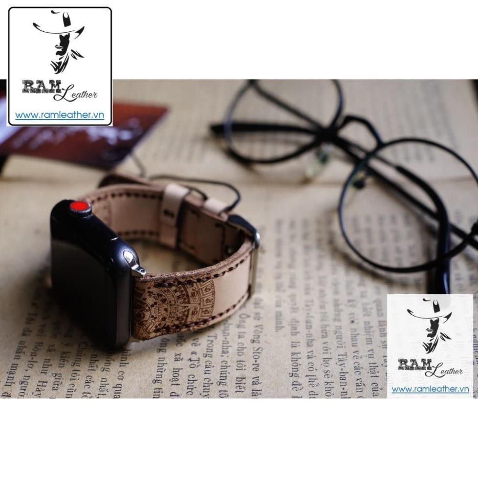 (CHẤT) DÂY ĐỒNG HỒ DA BÒ VEGTAN  -INCA - DA BÒ THẬT -  RAM LEATHER - CASIO AE1200/SEIKO5