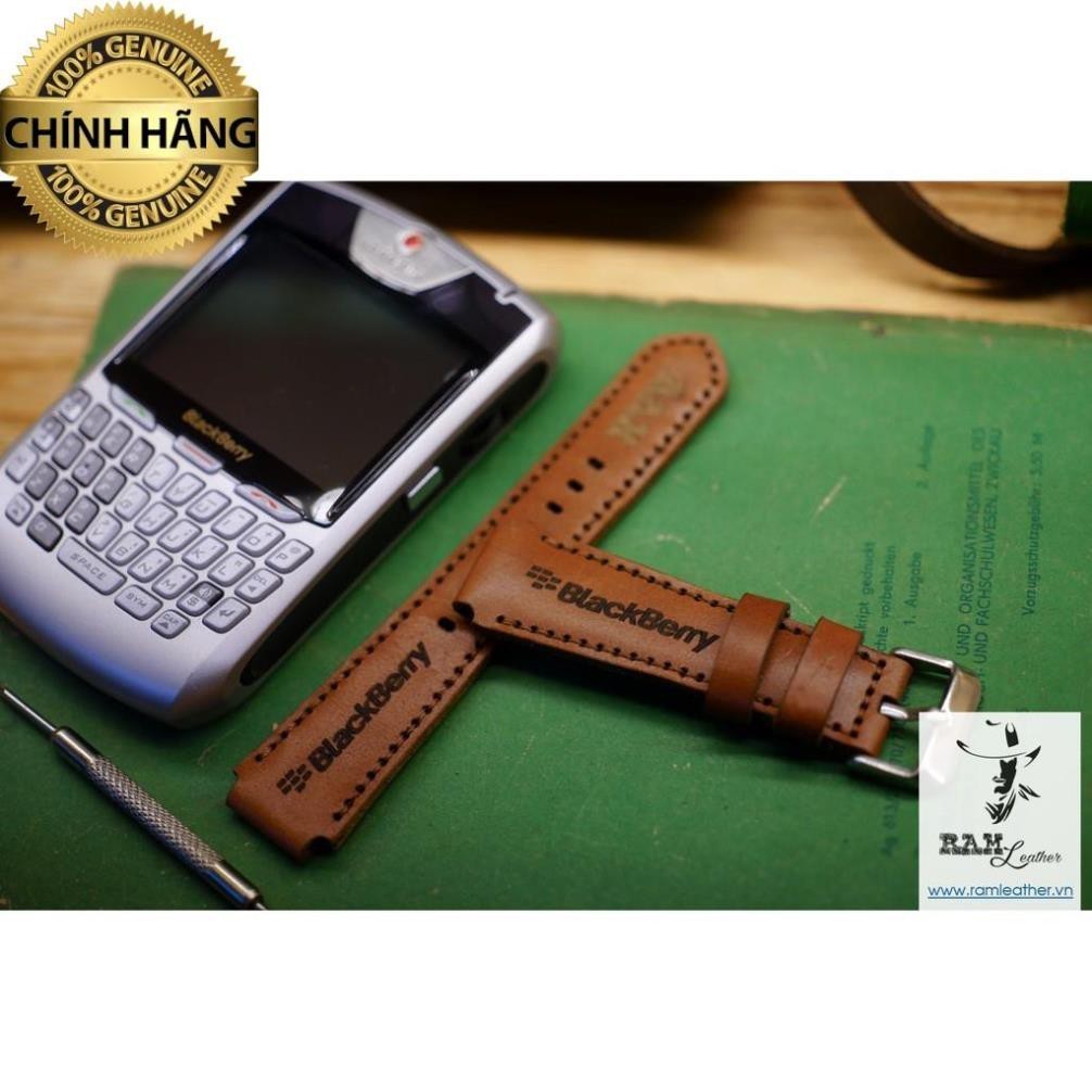 DÂY CASIO AE1200 DA BÒ THẬT NÂU ĐỎ - RAM BLACKBERRY- RAM LEATHER .