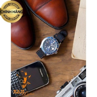 Dây đồng hồ da bò lộn RAM Classic .