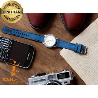 Dây đồng hồ da bò lộn RAM Classic .