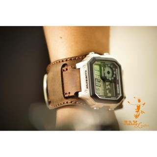 TỔNG HỢP DÂY ĐỒNG HỒ DA BÒ CHO CASIO AE 1200 - BẢN CAO CẤP - CHÍNH HÃNG RAM LEATHER TẶNG FULL PHỤ KIỆN *