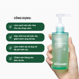 Sữa Rửa Mặt Dr.G PH Cleansing Gel Foam 200ml Duy Trì PH Tạo Bọt Mịn Làm Sạch Sâu
