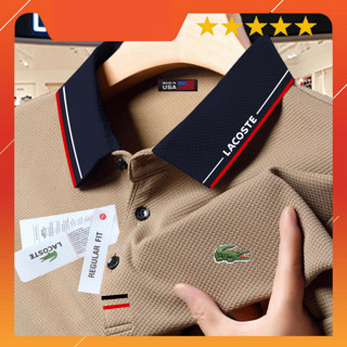 [Giảm giá 40%] ÁO POLO NAM CÁ SẤU thi công cổ bẹ uy quyền CÓ LOGO THÊU CÁ SẤU [HK05]