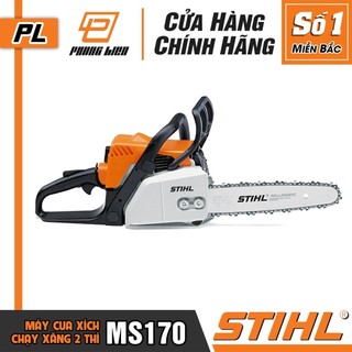 Máy Cưa Xích Chạy Xăng 2 Thì Stihl MS170 (30.1CC-1.7HP) - Đã Có Lam & Xích - Hàng Chính Hãng