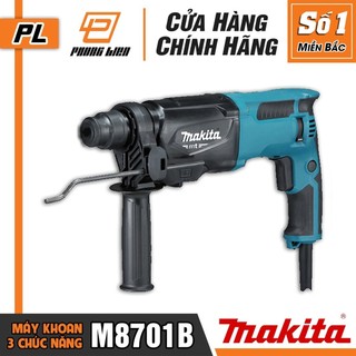 Máy Khoan Búa 3 Chức Năng Makita M8701B (800W-26MM) - Hàng Chính Hãng