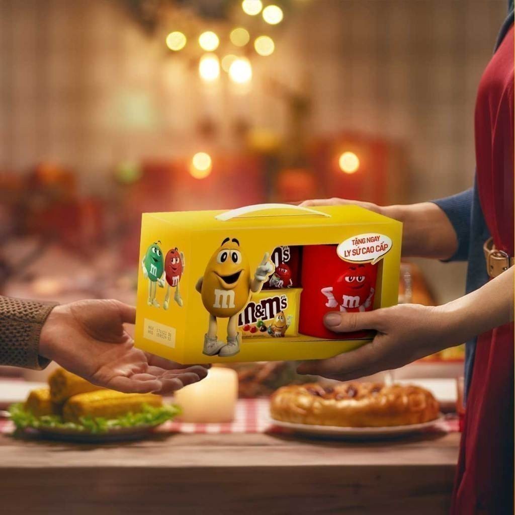 Combo Kẹo Sô Cô La Snickers, M&M's Sữa, M&M's Đậu Phộng