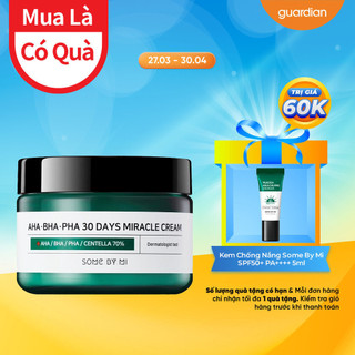 Kem Dưỡng Giảm Mụn AHA-BHA-PHA 30 Days Miracle Cream Some By Mi 50ml
