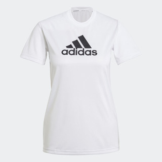 adidas Tập luyện Áo thun thể thao logo Primeblue Designed 2 Move Nữ trắng GL3821