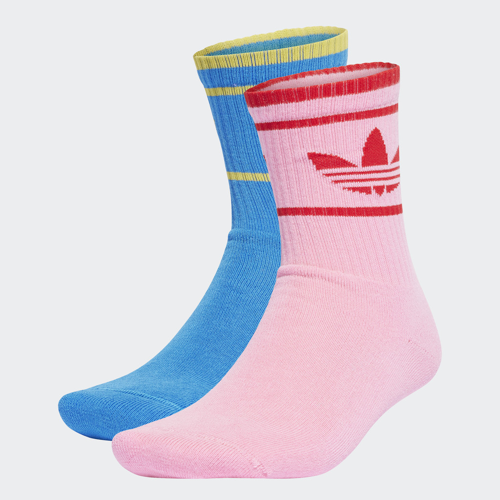 adidas Phong cách sống Bộ 2 Đôi Tất 70s Adicolor Unisex Màu xanh da trời HZ9673