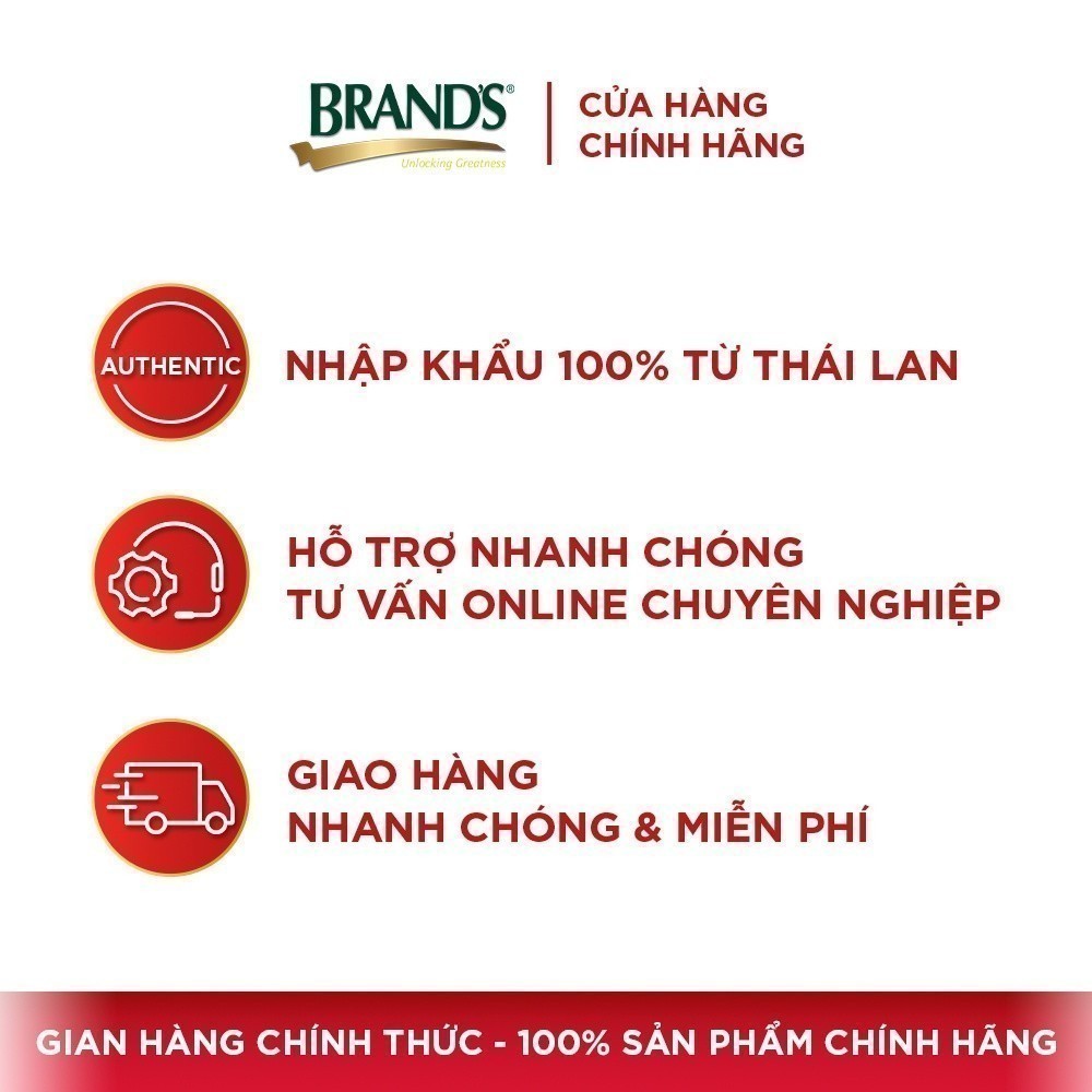 [Hàng tặng không bán] Hũ nước yến thật BRAND'S đường phèn (42 m x 1 lọ)