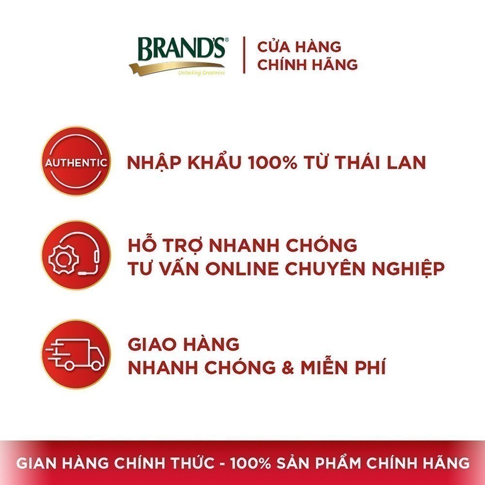 Nước yến thật BRAND'S Không Đường