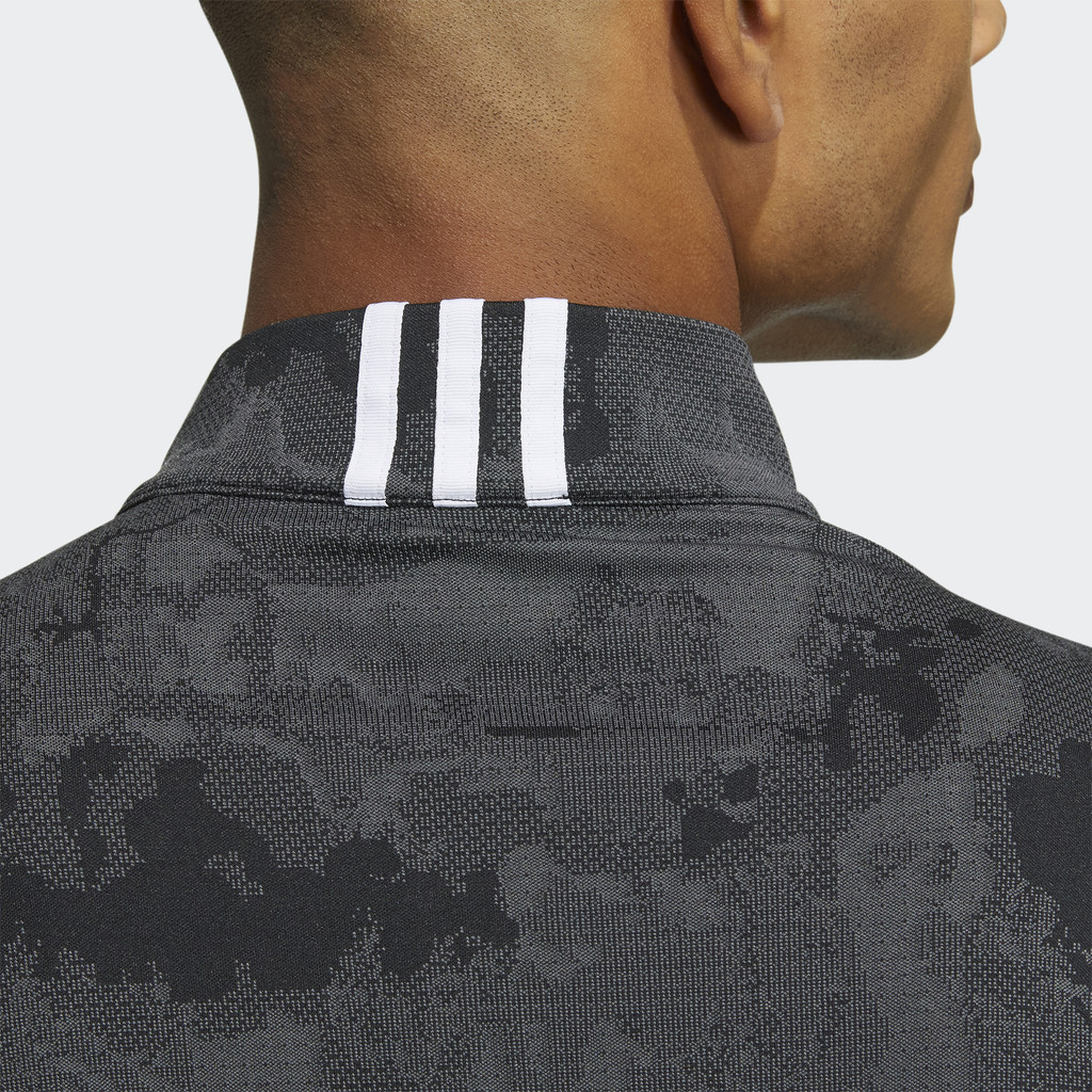 Adidas Đánh gôn Áo Dài Tay Graphic Cổ Đứng Khóa Kéo Nam Đen HG8220