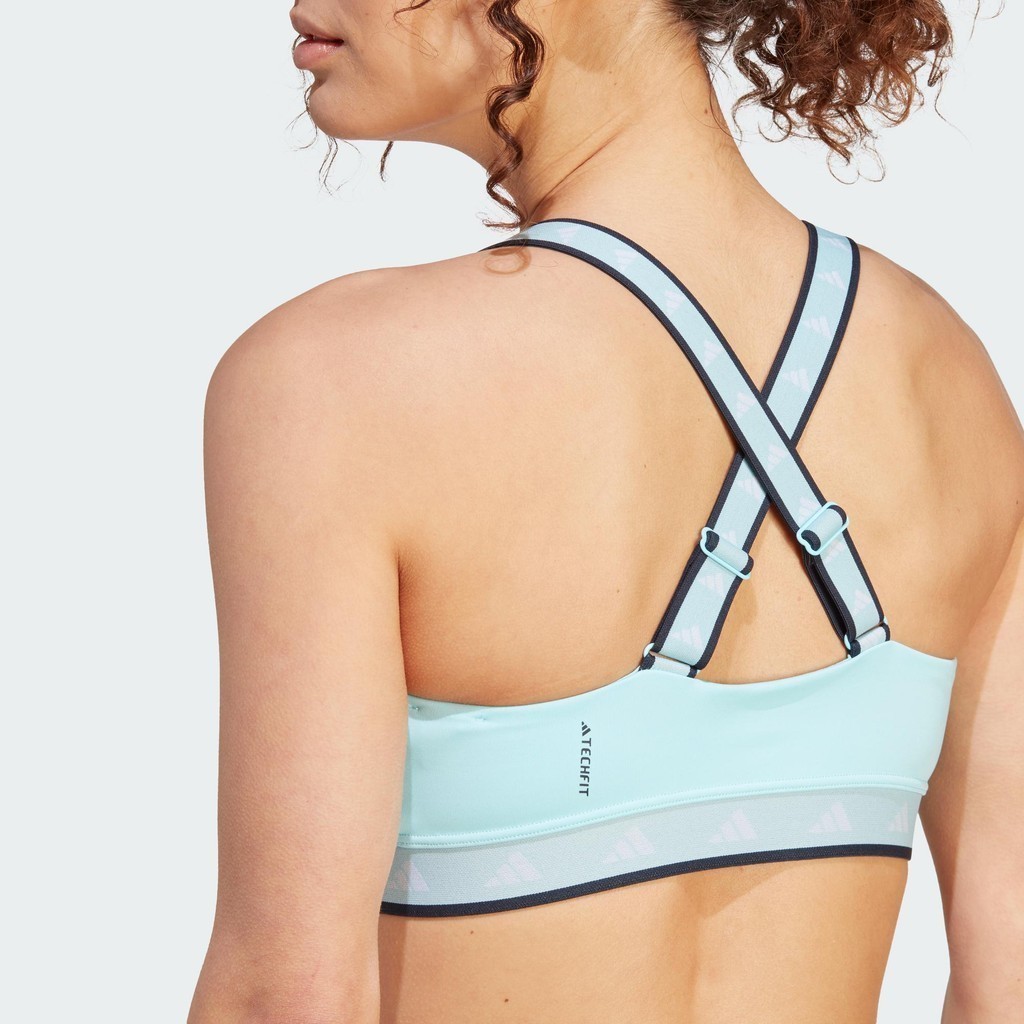 adidas Tập luyện Áo Bra Tập Luyện Medium Support Techfit Powerimpact Nữ Màu xanh da trời HN7250