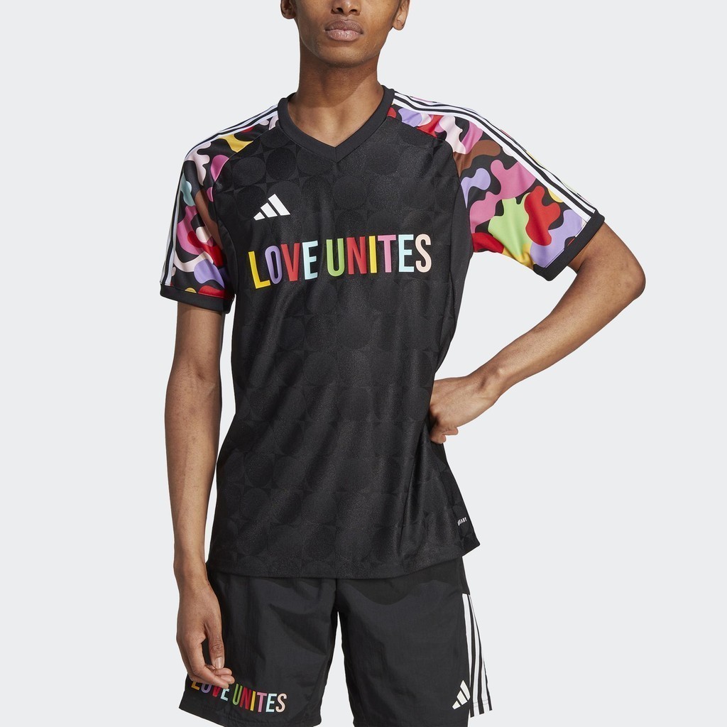 Adidas Bóng đá Áo Đấu Tiro Pride Unisex Đen HY5898