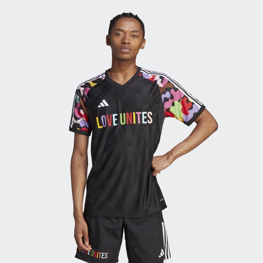 Adidas Bóng đá Áo Đấu Tiro Pride Unisex Đen HY5898