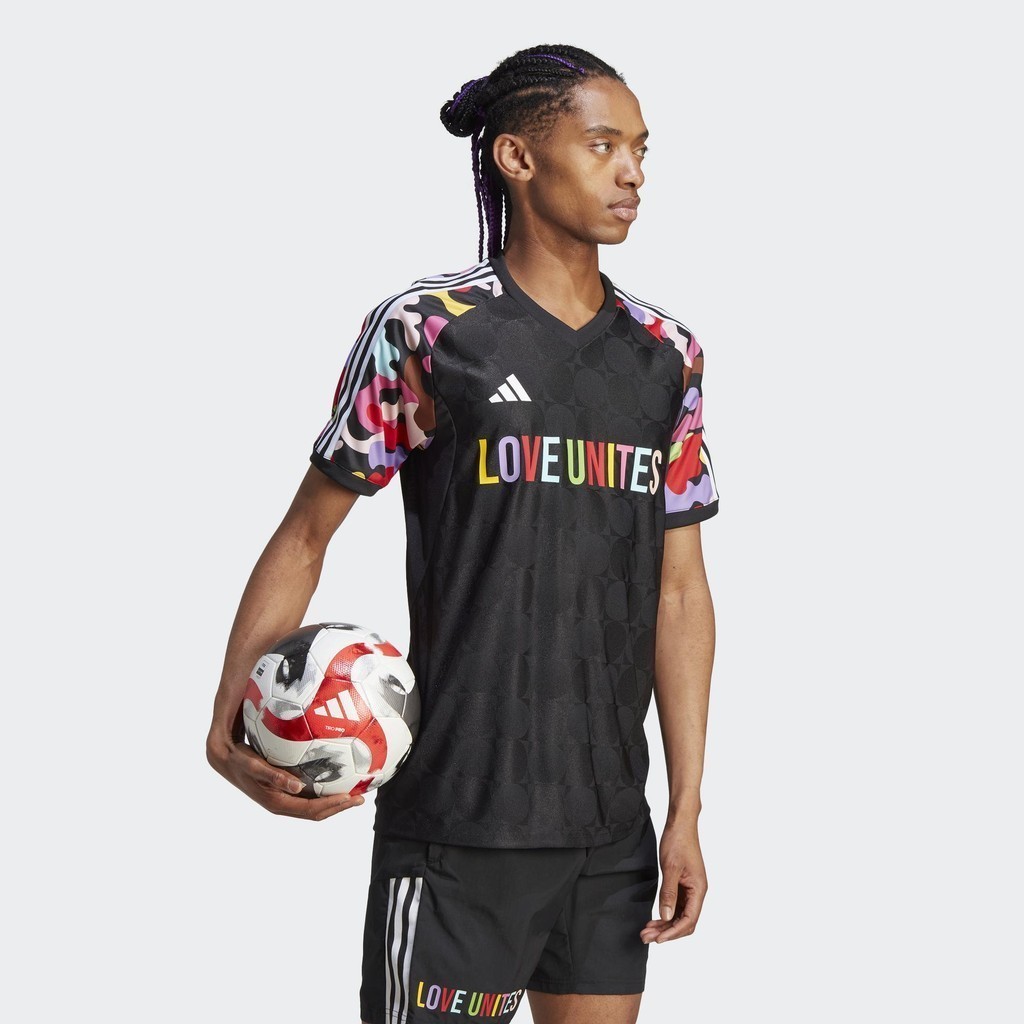 Adidas Bóng đá Áo Đấu Tiro Pride Unisex Đen HY5898