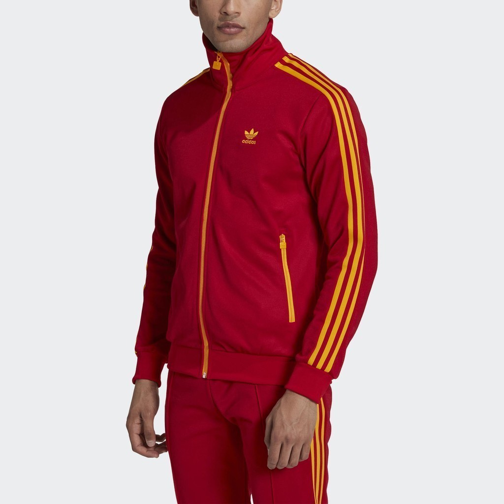 Adidas Phong cách sống Áo Track Jacket Beckenbauer Nam Đỏ HK7407