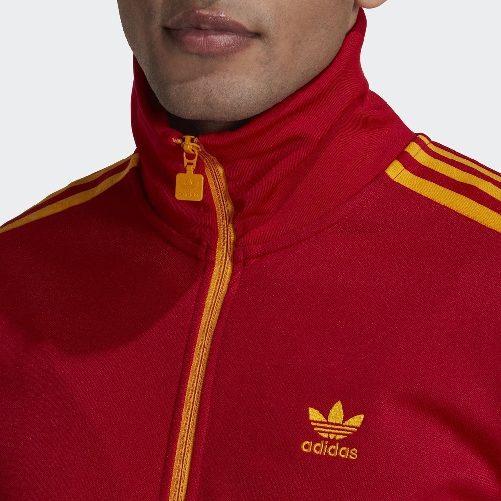 Adidas Phong cách sống Áo Track Jacket Beckenbauer Nam Đỏ HK7407